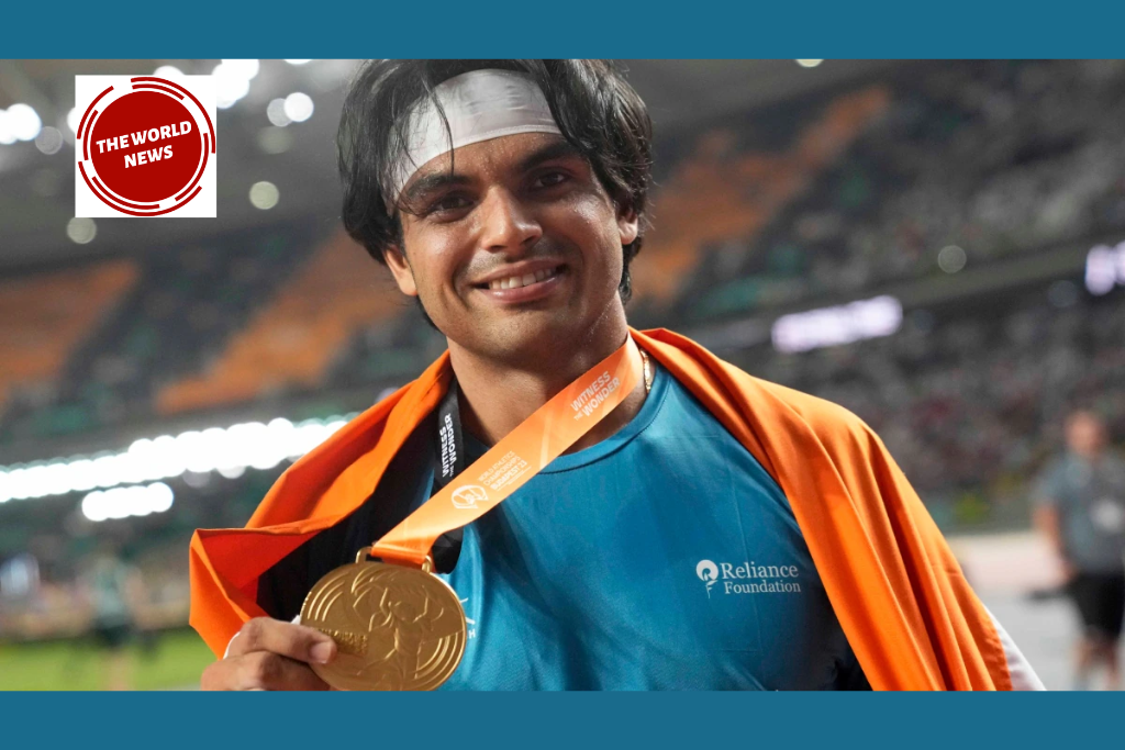 Neeraj Chopra World Athletics Championships Gold Medal