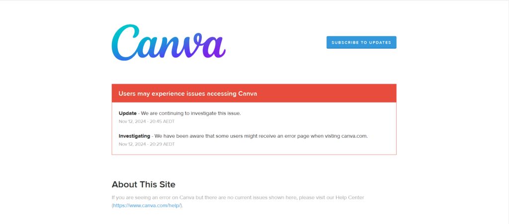 Canva Down