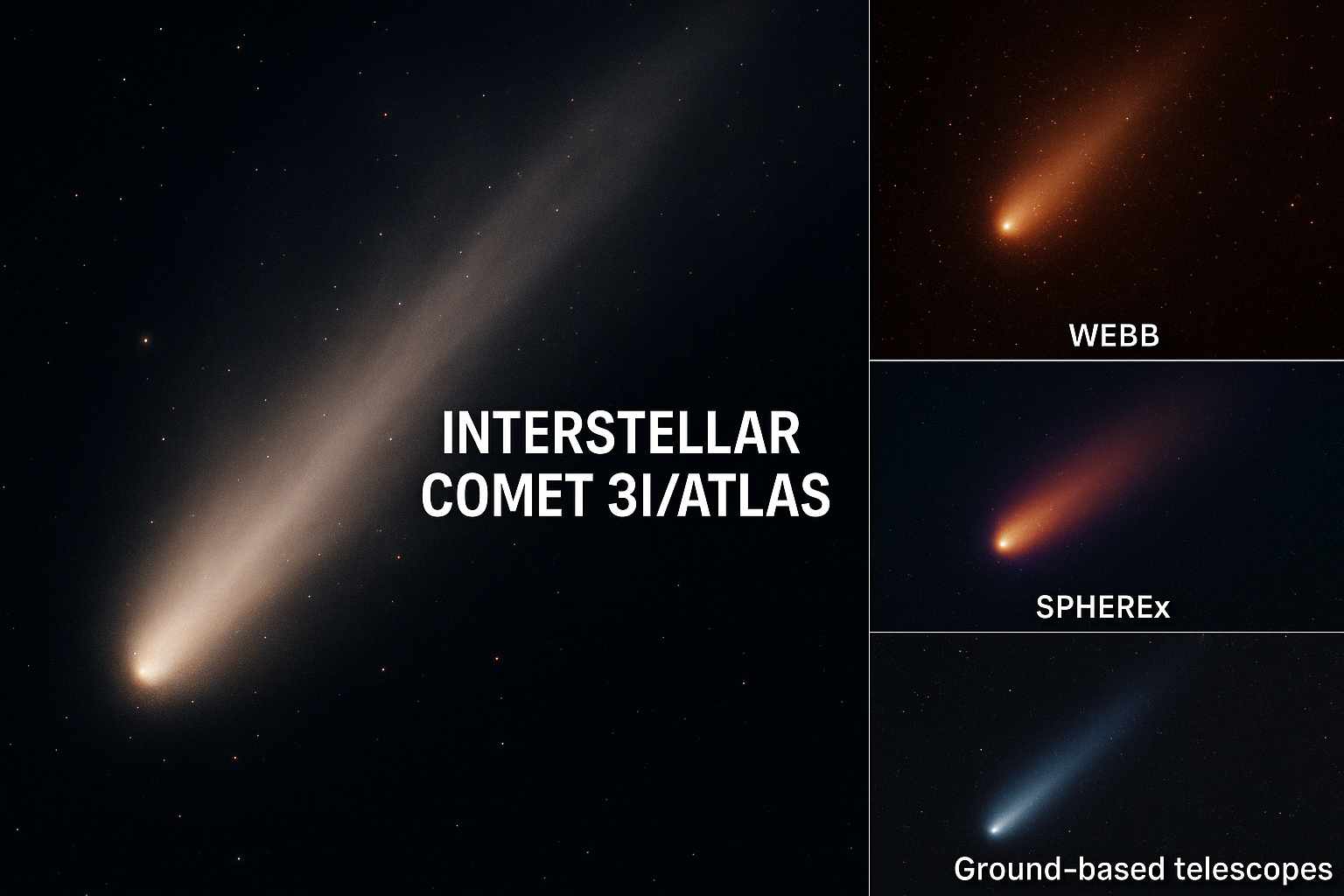 NASA Shares First Detailed Images of Interstellar Comet 3I/ATLAS