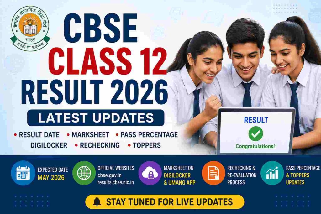CBSE Class 12 Result 2026