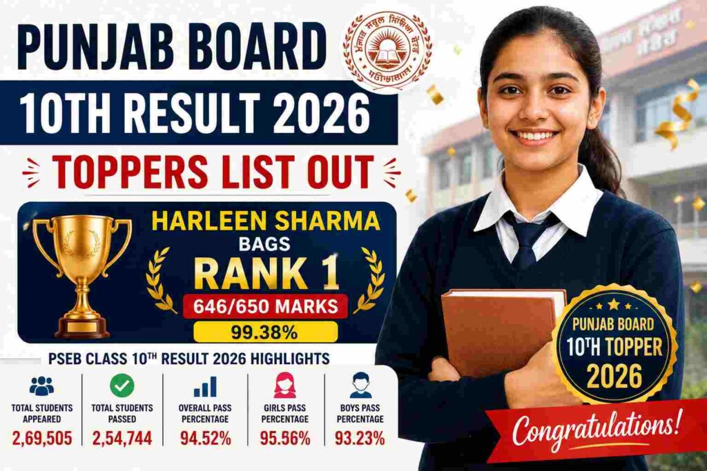 Punjab Board 10th Result