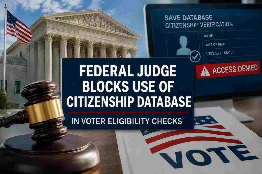 Federal Judge Blocks Citizenship