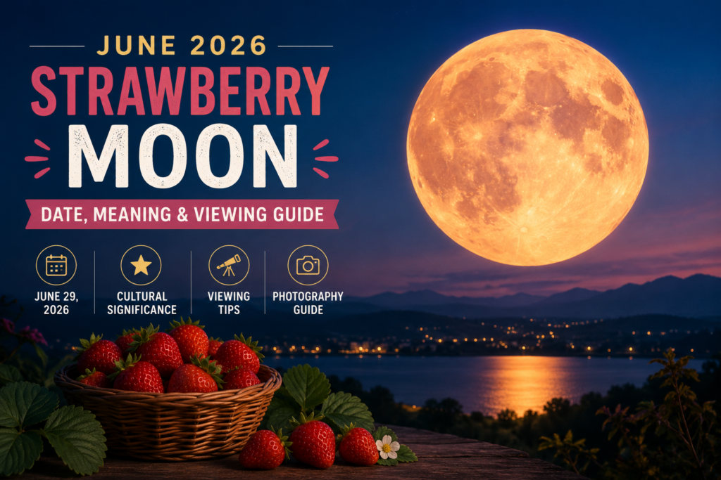 June 2026 Strawberry Moon