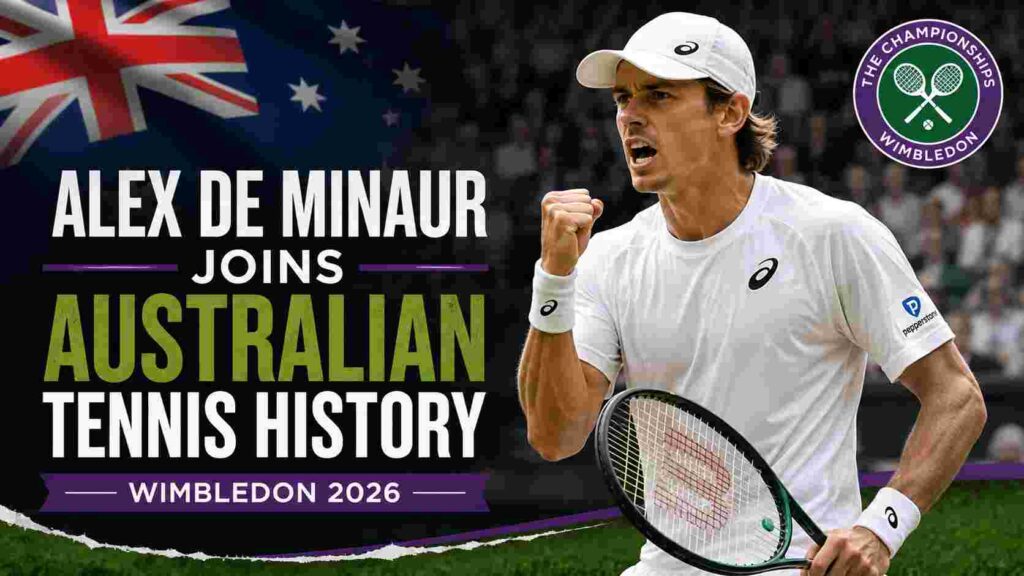 Alex de Minaur Wimbledon achievement