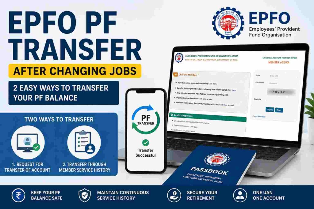 EPFO PF Transfer Process