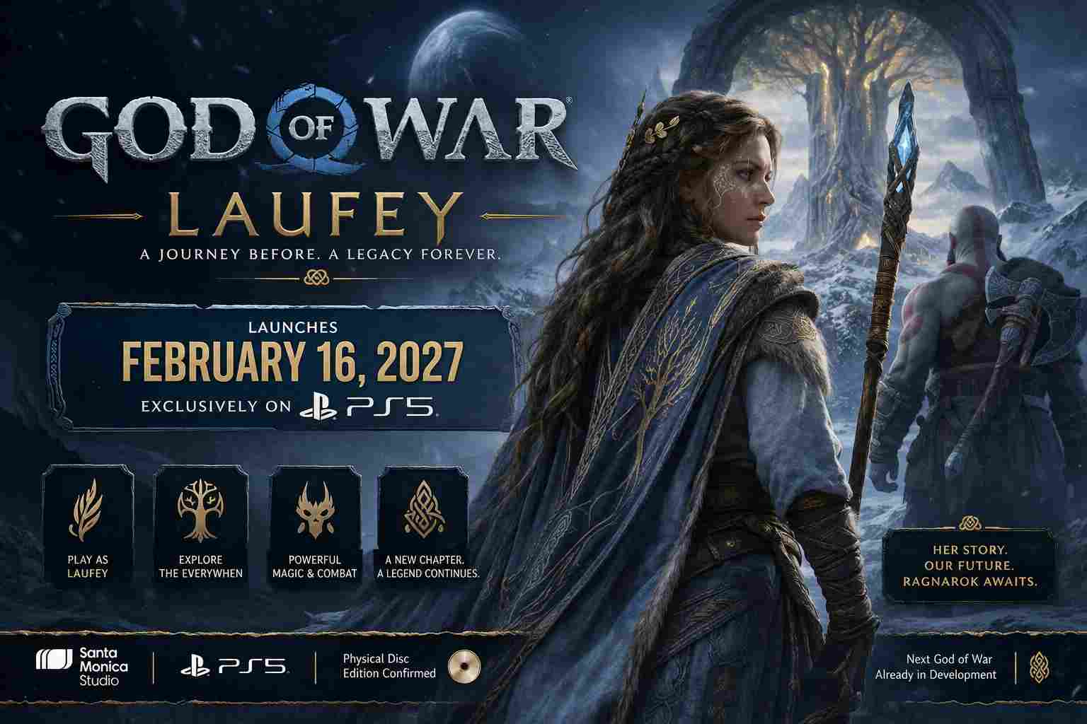 God of War: Laufey Officially Launches on PS5 in February 2027
