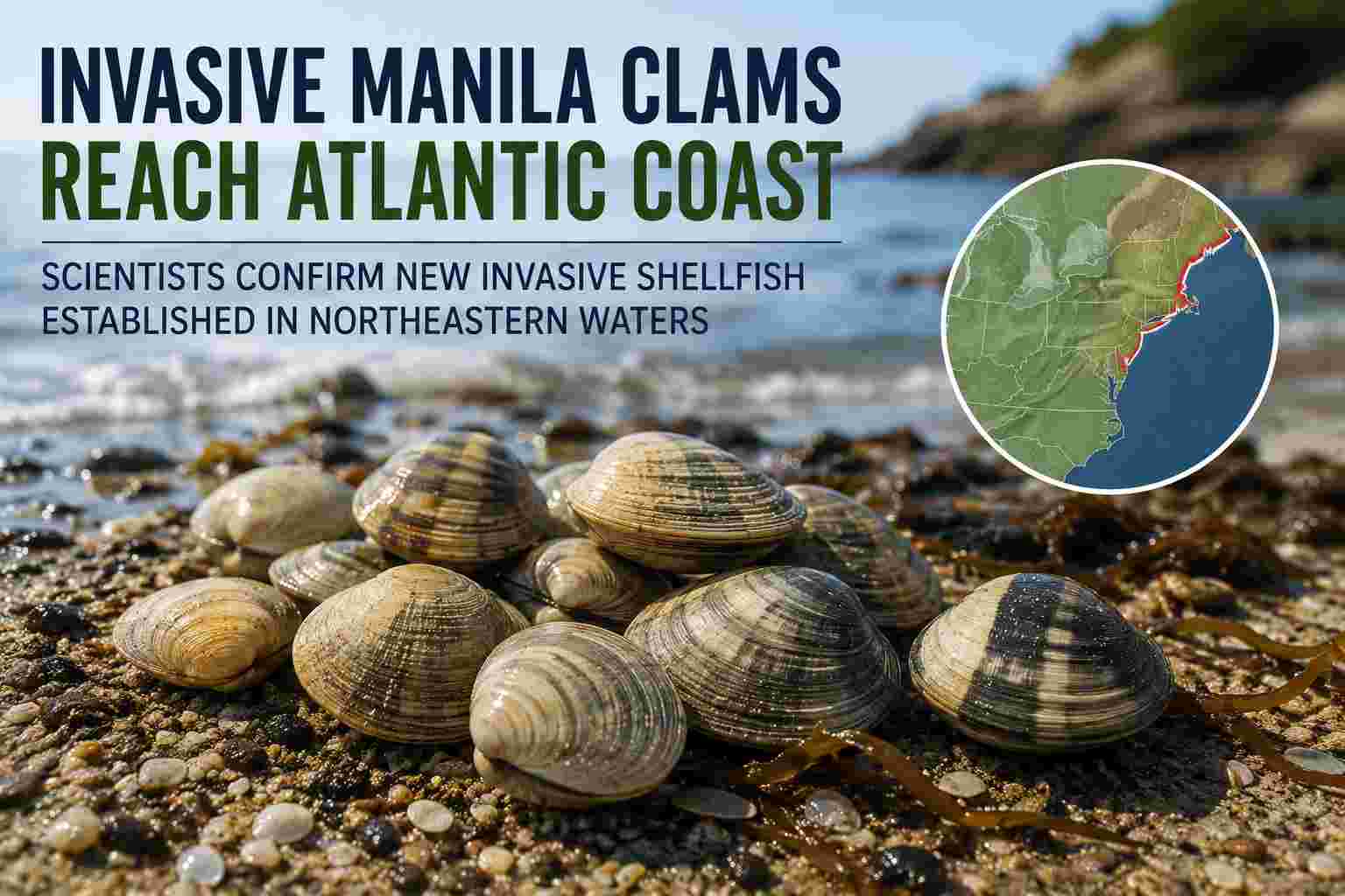 Invasive Manila clams