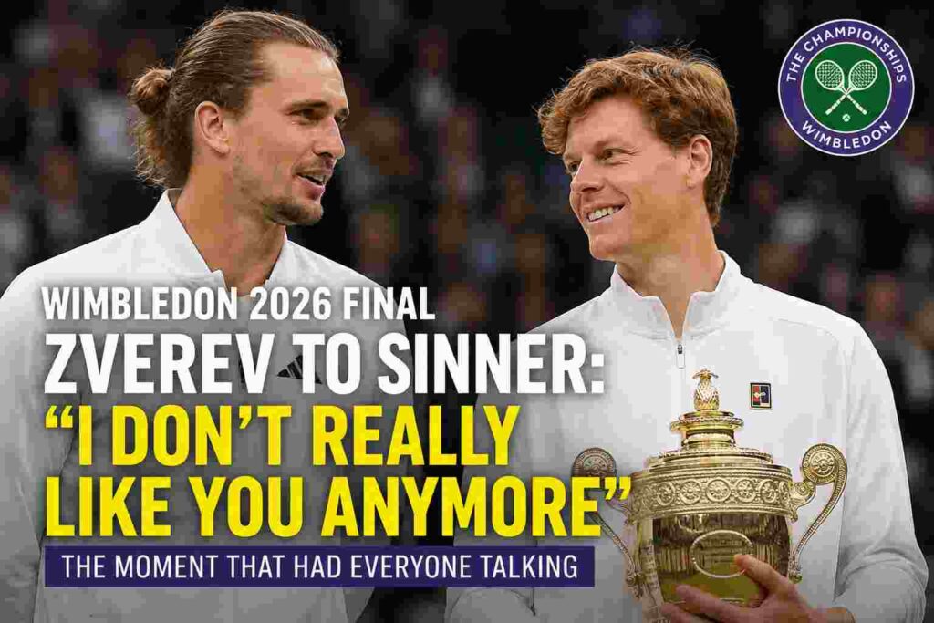 Wimbledon 2026 final