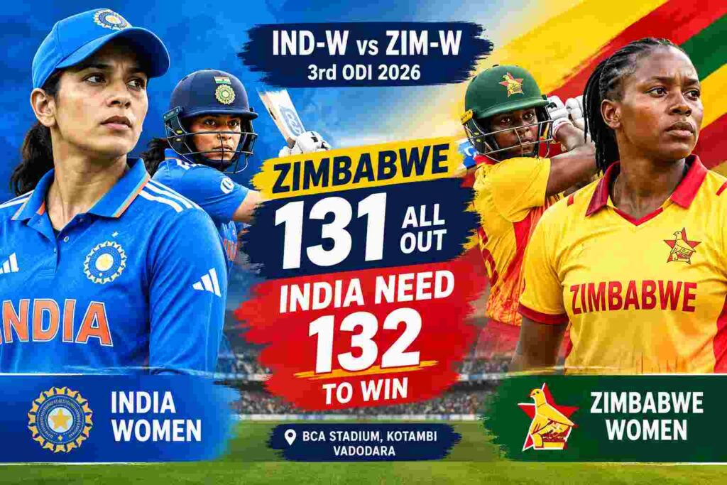 IND-W vs ZIM-W 3rd ODI