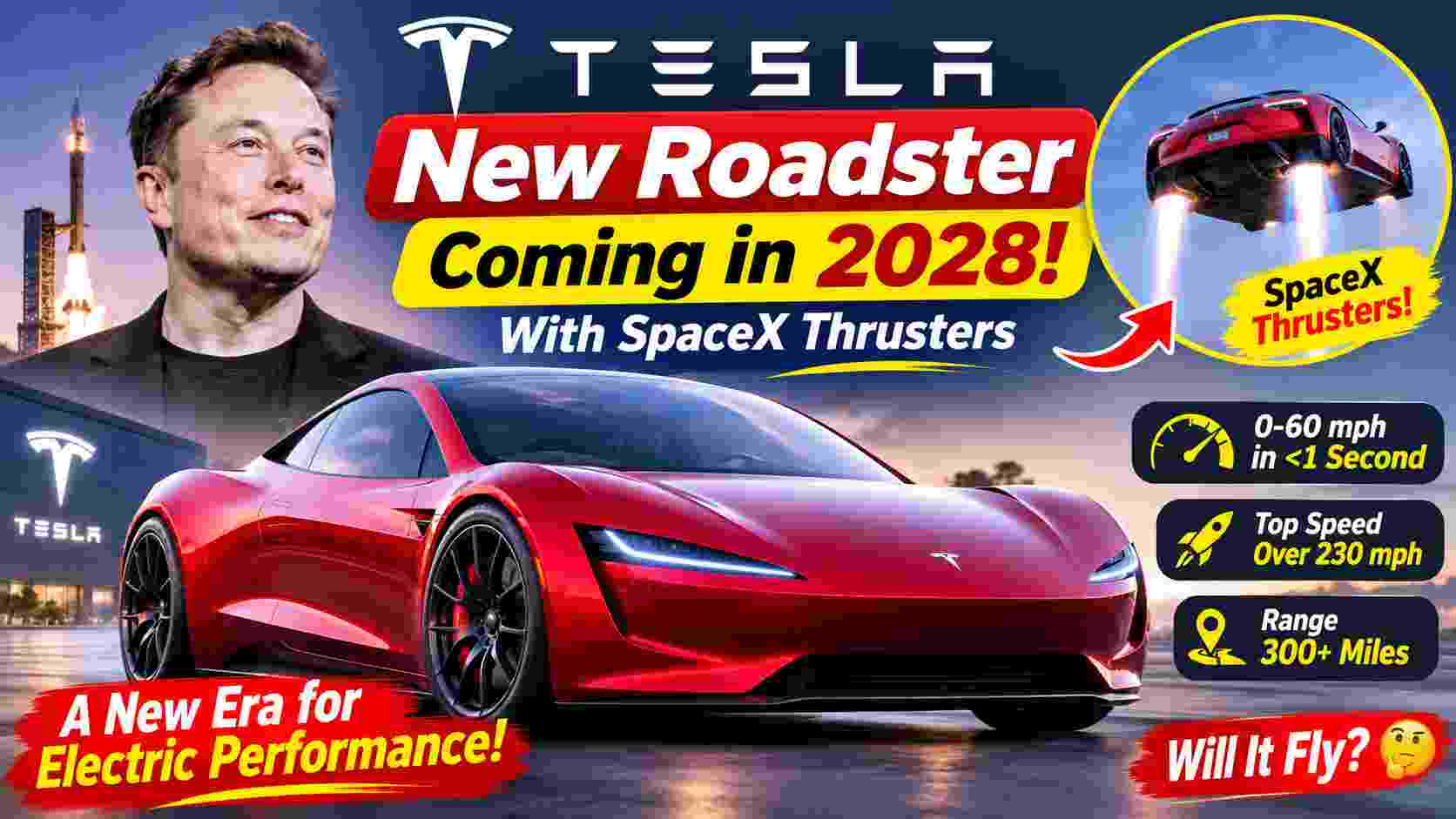 Tesla Roadster 2028